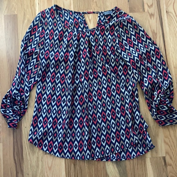 PAPERMOON. Women’s Iglesia Pleated Blouse. Size M Stitch Fix - Picture 4 of 7